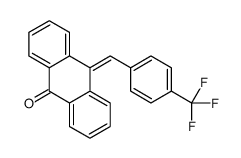 10-[[4-(trifluoromethyl)phenyl]methylidene]anthracen-9-one Structure