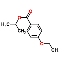Benzoic acid, 4-ethoxy-, 1-methylethyl ester (9CI) Structure