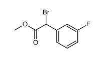 methyl α-bromo-m-fluorophenylacetate Structure