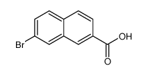 7-溴-2-萘甲酸结构式