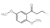 3-氯-1-(2,5-二甲氧基苯基)丙烷-1-酮结构式
