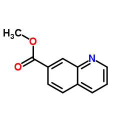 7-喹啉甲酸甲酯结构式