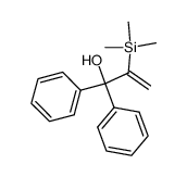 1,1-Diphenyl-2-trimethylsilyl-2-propen-1-ol Structure