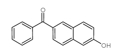6-苯甲酰-2-萘酚结构式
