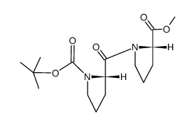 N-Boc-L-Pro-L-Pro methyl ester Structure