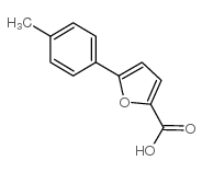 5-(4-甲基苯基)-2-糠酸结构式