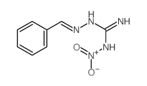 [[N-(benzylideneamino)carbamimidoyl]amino]-hydroxy-oxo-azanium Structure