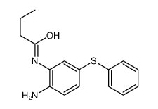 N-(2-amino-5-phenylsulfanylphenyl)butanamide结构式