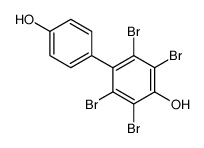 p-Biphenyldiol, tetrabromo-结构式