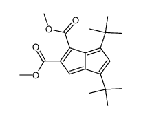 4,6-Ditert-butylpentalene-1,2-dicarboxylic acid dimethyl ester结构式