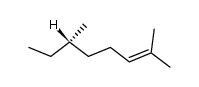 (S)-(+)-2,6-dimethyl-2-octene结构式
