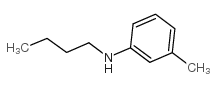 N-丁基间甲苯胺结构式