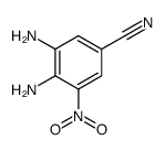 3,4-diamino-5-nitrobenzonitrile structure