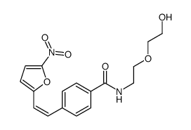 N-[2-(2-hydroxyethoxy)ethyl]-4-[2-(5-nitrofuran-2-yl)ethenyl]benzamide Structure