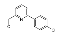 6-(4-氯苯基)-2-吡啶甲醛结构式