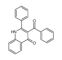 3-苯甲酰基-2-苯基-4(1H)-喹啉酮结构式