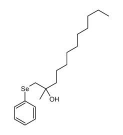 2-methyl-1-phenylselanyldodecan-2-ol结构式