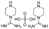 哌嗪-1-甲脒半硫酸盐结构式