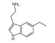 2-(5-ethyl-1H-indol-3-yl)ethanamine结构式