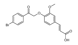 O-p-Bromphenacylferulinsaeure Structure