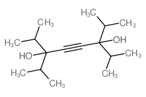 4-Octyne-3,6-diol,2,7-dimethyl-3,6-bis(1-methylethyl)- structure