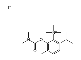 [2-(dimethylcarbamoyloxy)-3-methyl-6-propan-2-ylphenyl]-trimethylazanium,iodide Structure