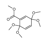 Methyl 2,2,5,5-Tetramethoxy-1,4-cyclohexadienecarboxylate结构式