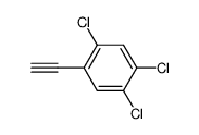 1,2,4-trichloro-5-ethynyl-benzene结构式