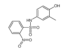 N-(4-hydroxy-3-methylphenyl)-2-nitrobenzenesulfonamide Structure