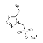 5-巯基-1-磺酸甲基四唑双钠盐结构式