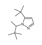 5-tert-butyl-1-(3,3-dimethylbutan-2-yl)pyrazole Structure