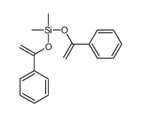 dimethyl-bis(1-phenylethenoxy)silane结构式