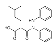N,N'-diphenylhydrazide-2-carboxy-5-methyl-4-hexenoic acid结构式