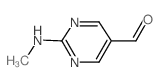 2-甲基氨基-嘧啶-5-甲醛结构式