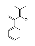 (3-methoxy-4-methylpenta-1,3-dien-2-yl)benzene Structure