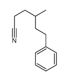 gamma-methyl benzene hexane nitrile结构式