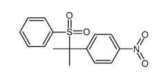 1-[2-(benzenesulfonyl)propan-2-yl]-4-nitrobenzene结构式