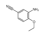 Benzonitrile,3-amino-4-ethoxy- Structure