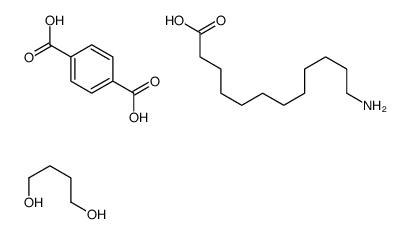 12-aminododecanoic acid,butane-1,4-diol,terephthalic acid结构式