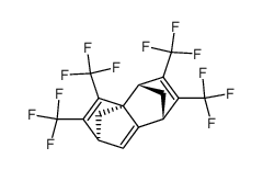 3,4,9,10-Tetrakis(trifluormethyl)tetracyclo[6.2.1.12,5.01,6]dodeca-3,6,9-trien Structure