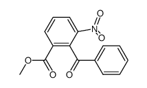 2-Benzoyl-3-nitrobenzoic acid methyl ester Structure