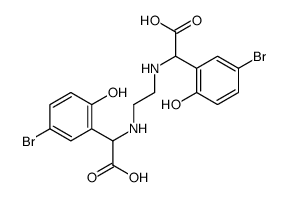 5-bromo-ethylenediamine-N,N'-bis(2-hydroxyphenylacetic acid)结构式