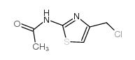 Acetamide, N-(4-(chloromethyl)-2-thiazolyl)- (8CI)(9CI) Structure