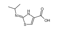 2-异丙胺基噻唑-4-甲酸结构式
