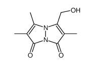 9,10-dioxa-syn-(hydroxymethyl,methyl)(methyl,methyl)bimane结构式