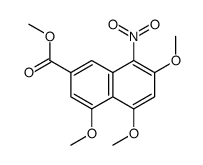 Methyl 4,5,7-trimethoxy-8-nitro-2-naphthoate Structure