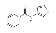 N-thiophen-3-ylbenzamide结构式