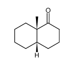 (+/-)-rac-cis-1,2,3,4,4a,6,7,5,8,8a-decahydro-8a-methylnaphthalen-1-one结构式
