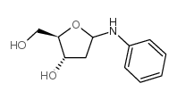 2-脱氧-D-核糖酰基苯胺结构式