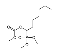 1-dimethoxyphosphorylhept-2-enyl methyl carbonate结构式